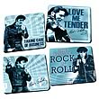 Elvis Presley Coaster 4-Pack